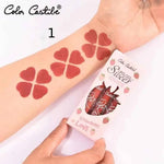 Color Castle Sweet Strawberry Love Long Lasting Matte Colors Lip Gloss 4Pcs Set