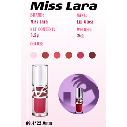Miss Lara Love Shine Plumping Lip Gloss – 6 Shades