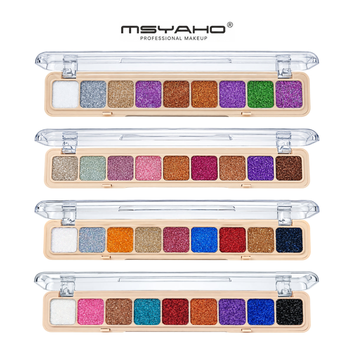 MSYAHO Glitter Eyeshadow Palette 9 Shades