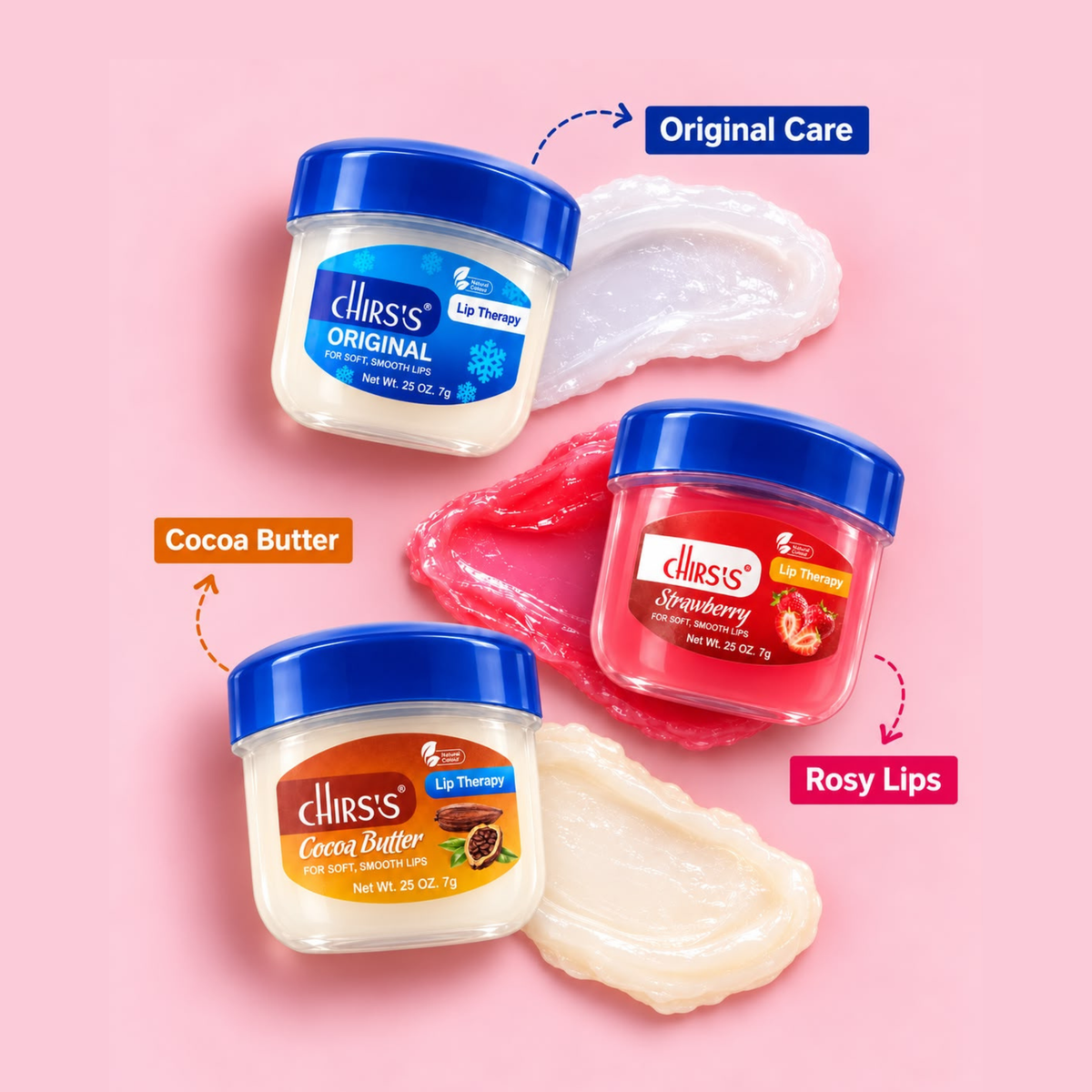 Chirss UK Lip Therapy Moisturizing Lip Balm 7g