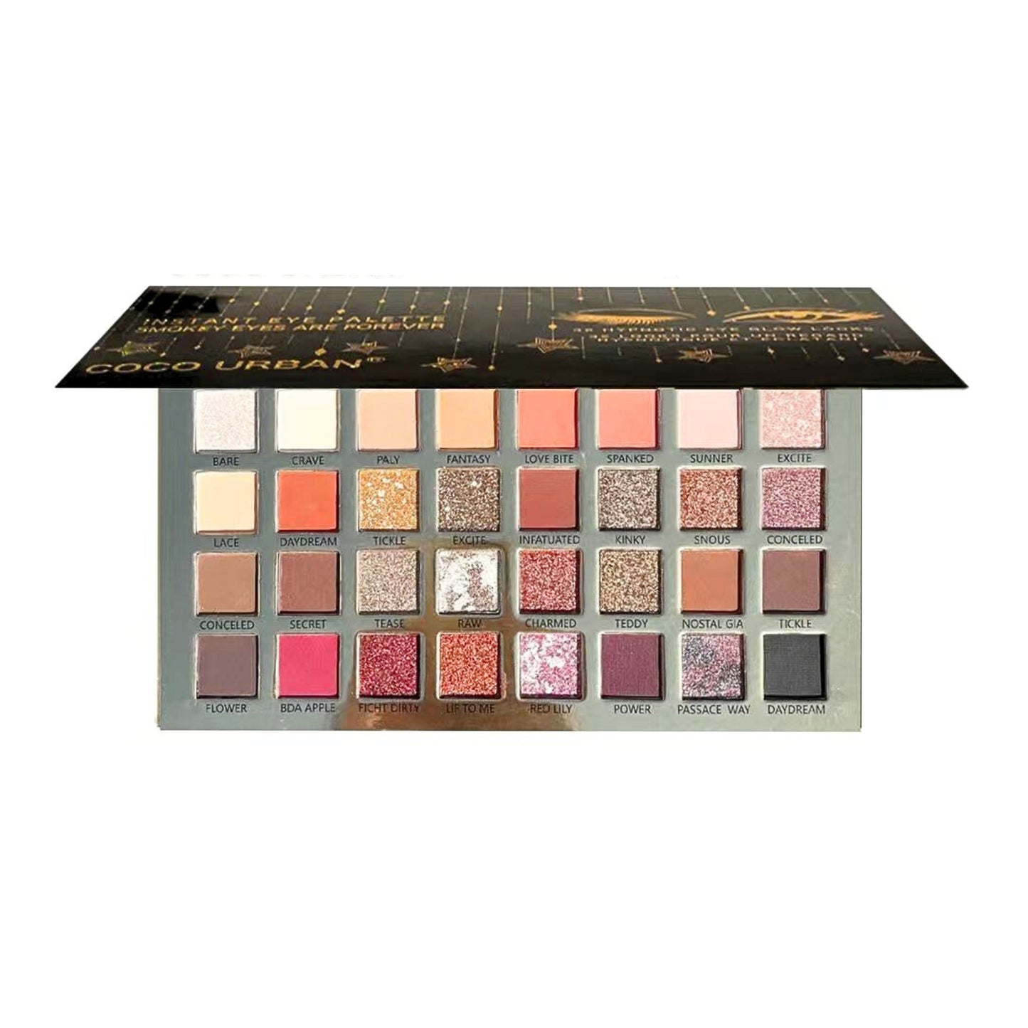 Coco Urban Glamour Shine 32 Color Eyeshadow Palette