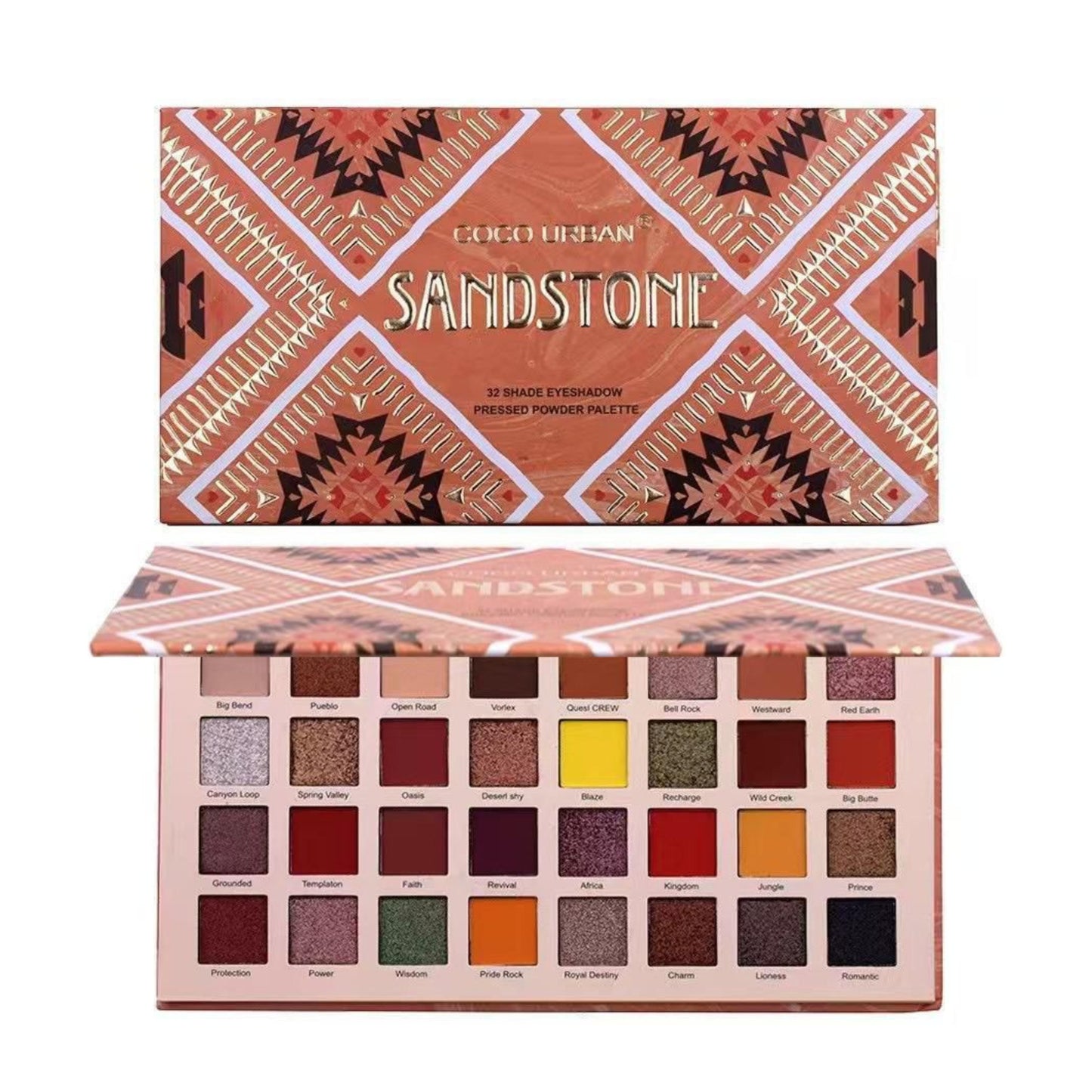 Coco Urban Sand Stone 32 Shade Eyeshadow Palette