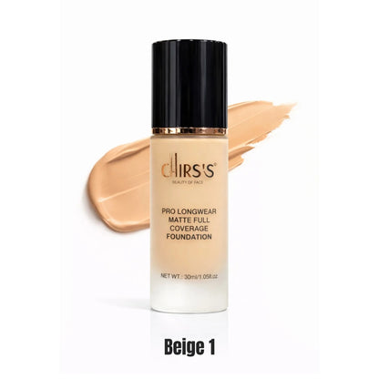 CHIRSS Pro Longwear Matte Full Coverage Foundation