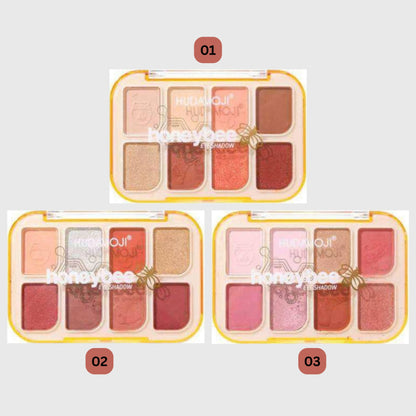 Hudamoji Honey Bee 8-Color Soft Glam Eyeshadow Palette