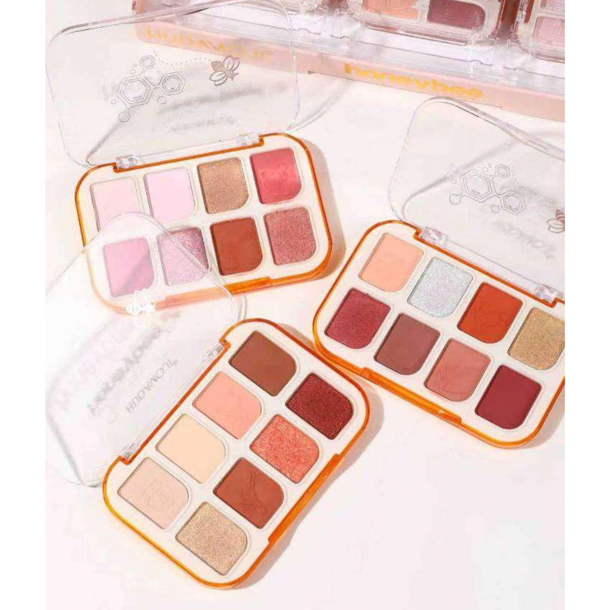 Hudamoji Honey Bee 8-Color Soft Glam Eyeshadow Palette