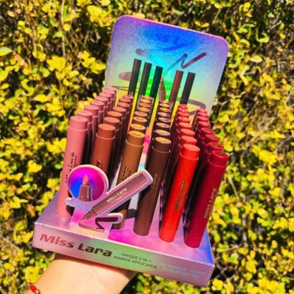 Miss Lara Waterproof Lip Marker – 6 Shades Set