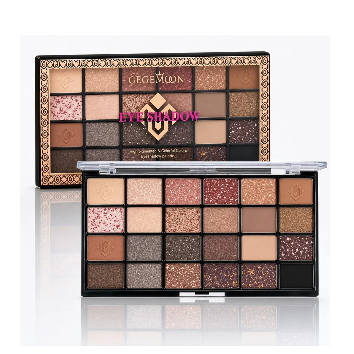 Gegemoon 24 Color Glam Eyeshadow Palette