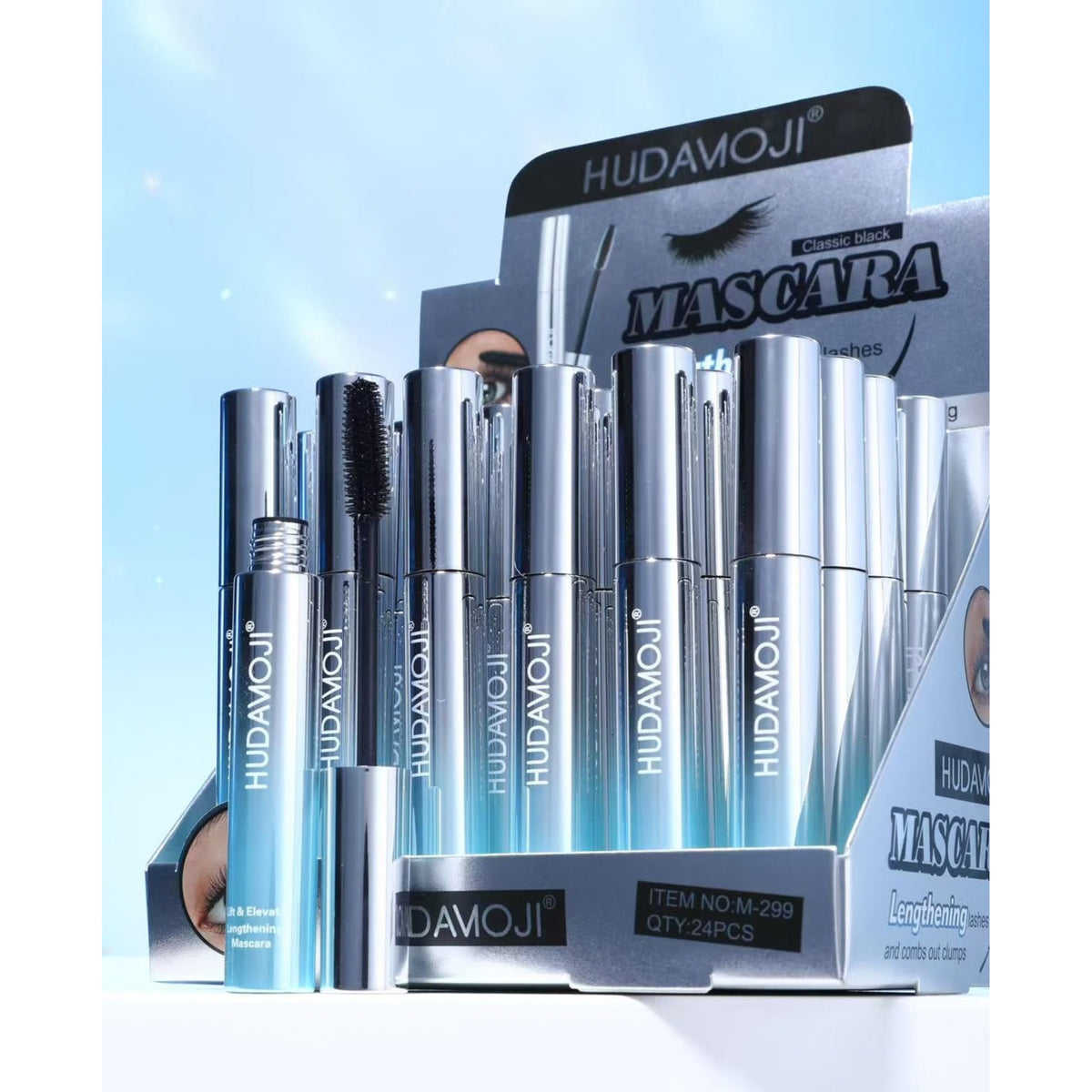 Hudamoji Classic Black Lengthening & Volumizing Lash Mascara