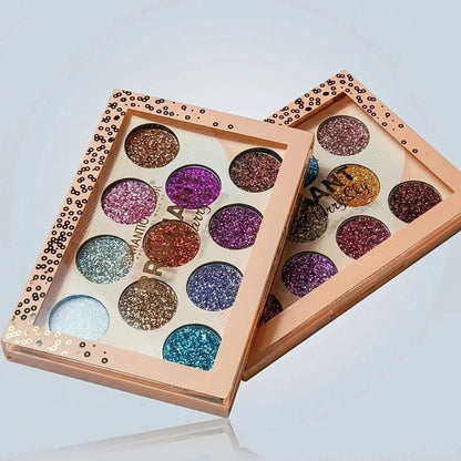 Romantic Color Brilliant Starry Sky Glitter Eyeshadow Palette