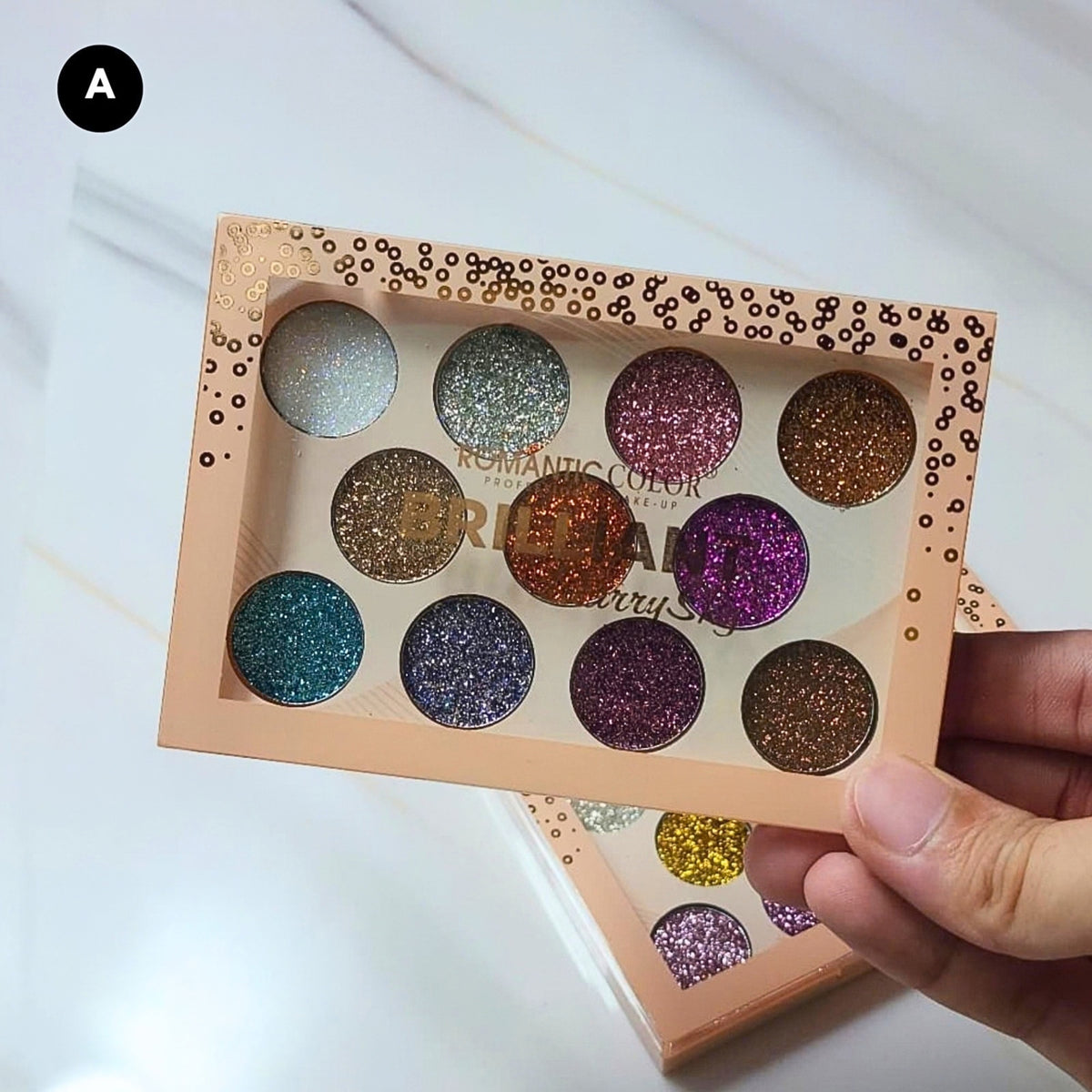 Romantic Color Brilliant Starry Sky Glitter Eyeshadow Palette