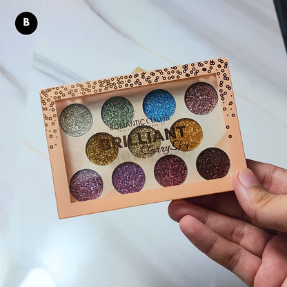 Romantic Color Brilliant Starry Sky Glitter Eyeshadow Palette