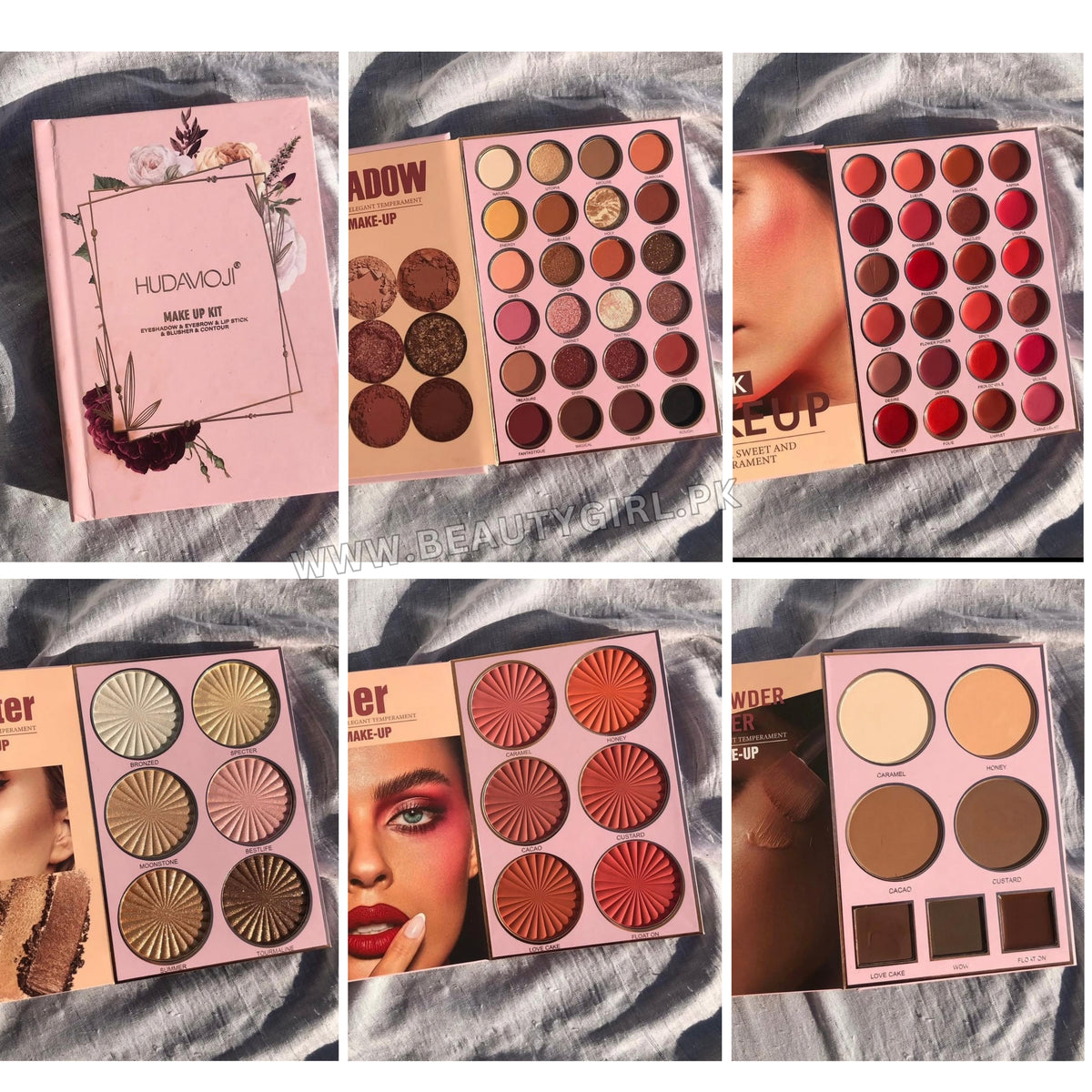 Hudamoji Ultimate Glam Makeup Book Palette