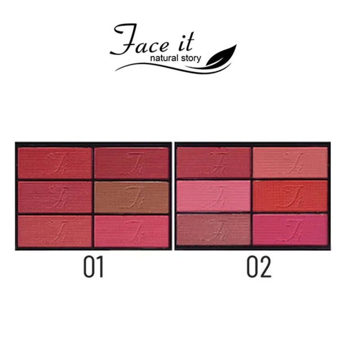 Face It Natural Story 6-Color Blusher Kit