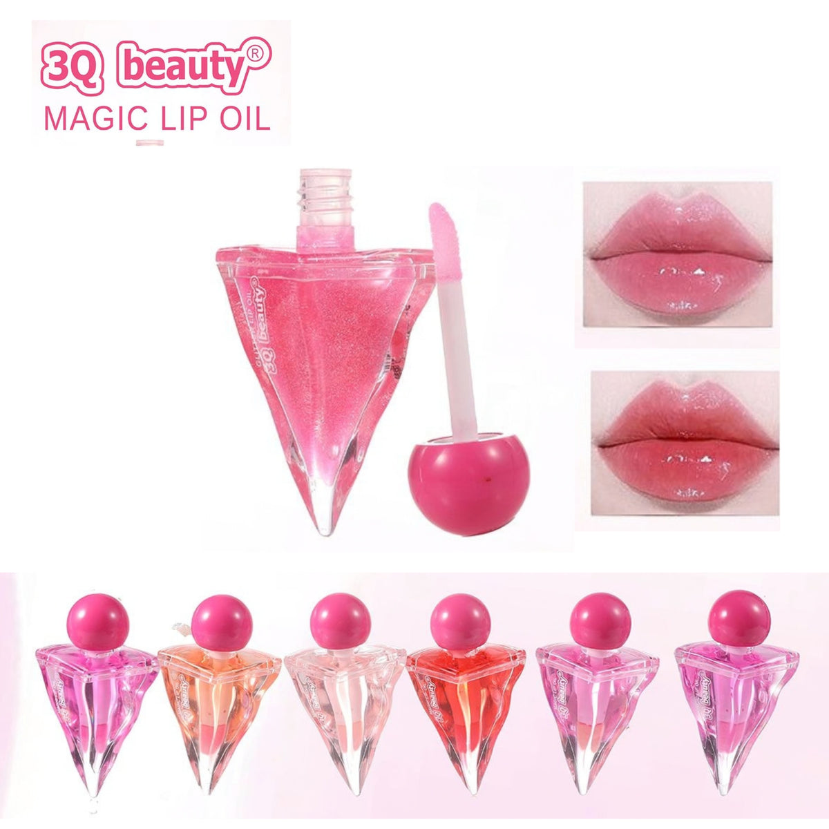 3Q Beauty Magic Lip Oil – Hydrating & Glossy Lip Treatment
