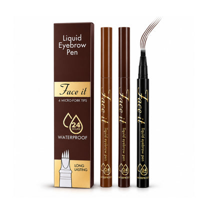 Face It 4-Tip Liquid Eyebrow Pen