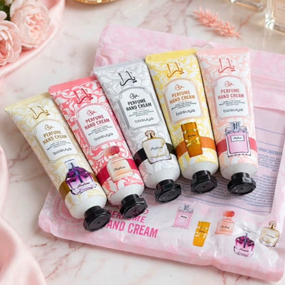 Bosuya Yara Perfume Hand Cream Set – 5 Pieces