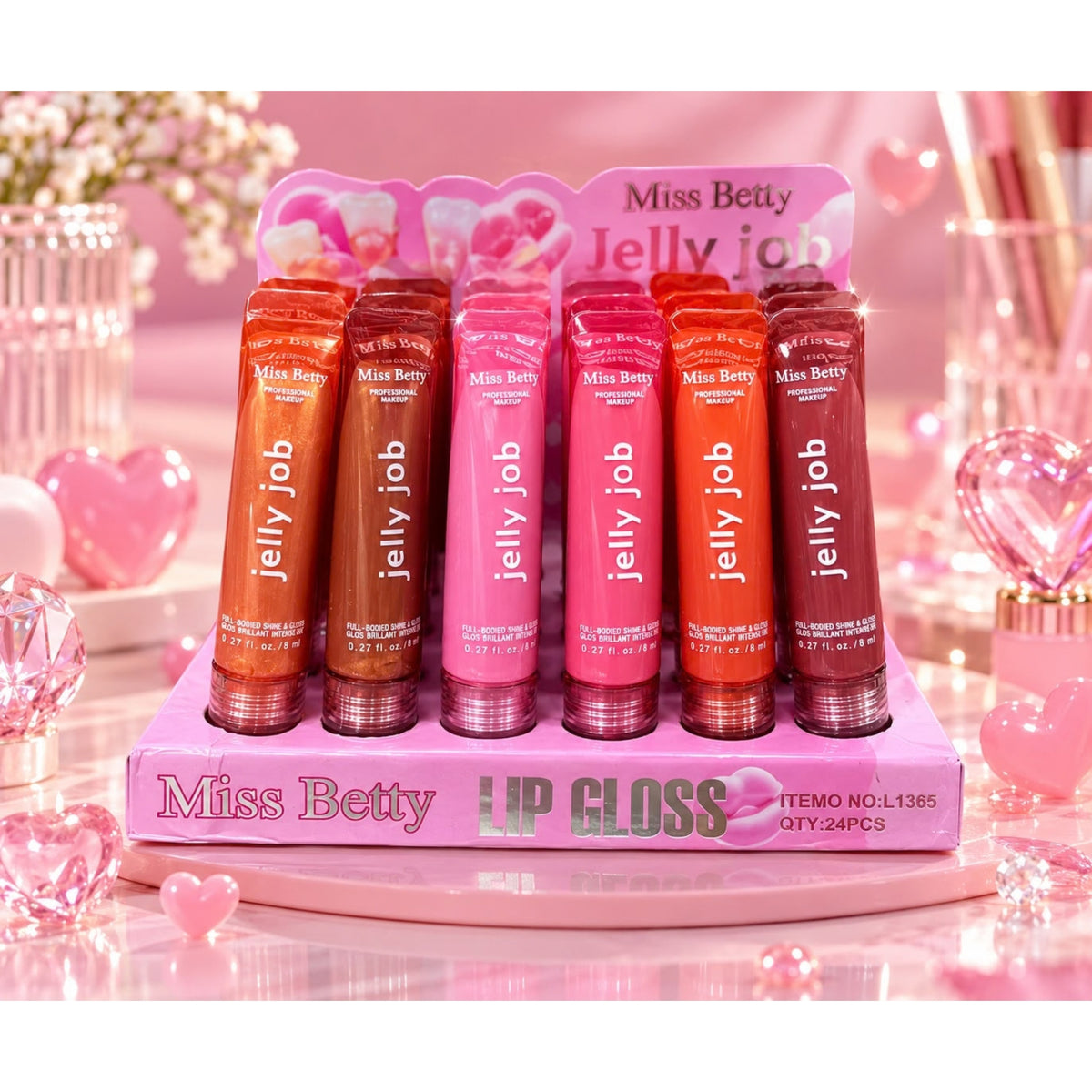 Miss Betty Jelly Job Juicy Lip Oil– Pack of 6