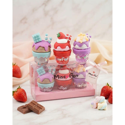 Miss Fon Ice Cream Lip Oil Set – Pack of 3