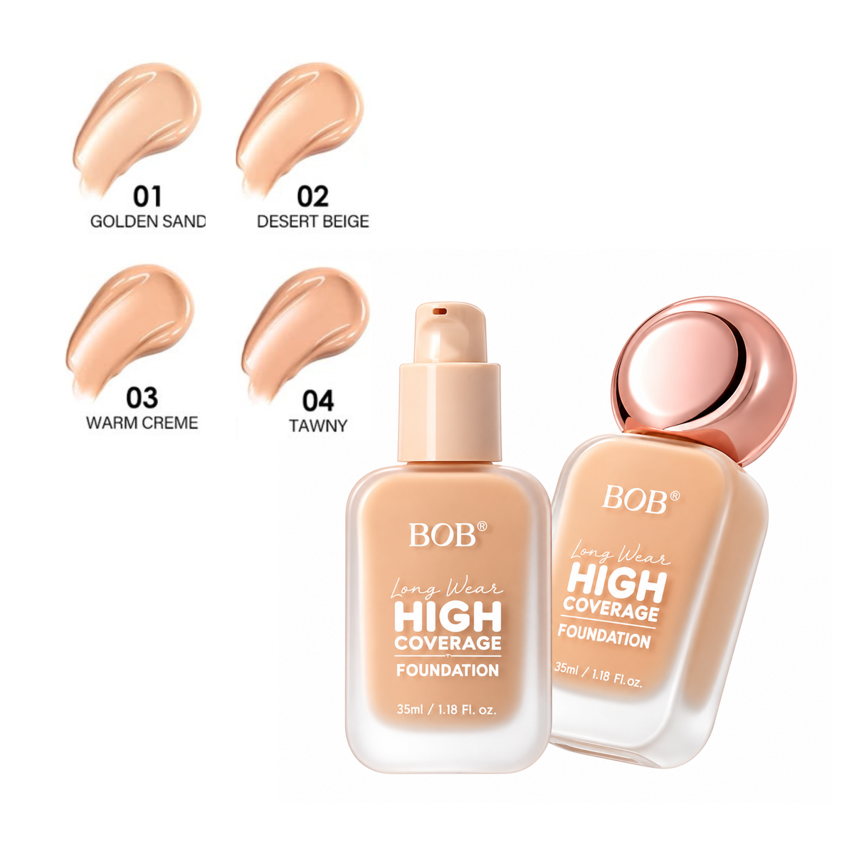 BOB Long Wear High Coverage Foundation 35ml