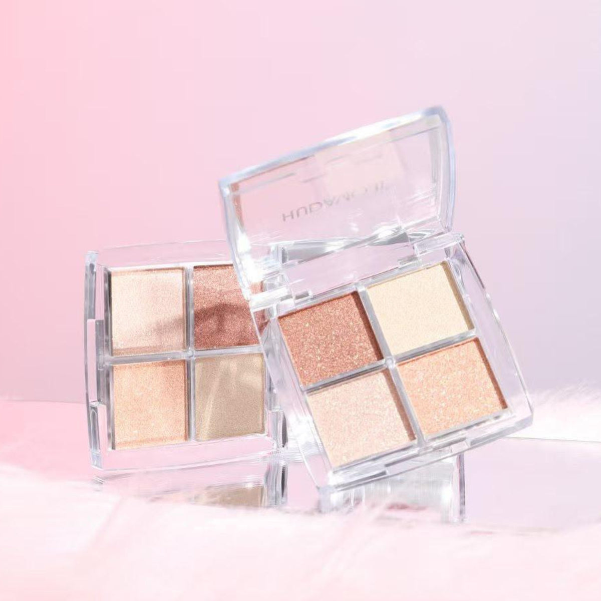 Hudamoji 4-Color Glow Highlighter Palette