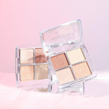 Hudamoji 4-Color Glow Highlighter Palette