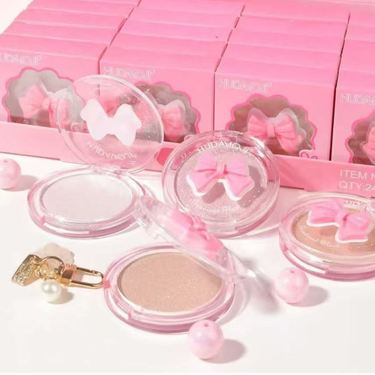Hudamoji Bright Ethereal Highlighter – Pack of 4