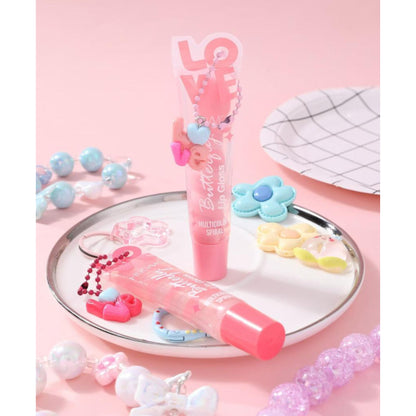 Hudamoji Butterfly Multicolor Spiral Shimmer Lip Gloss