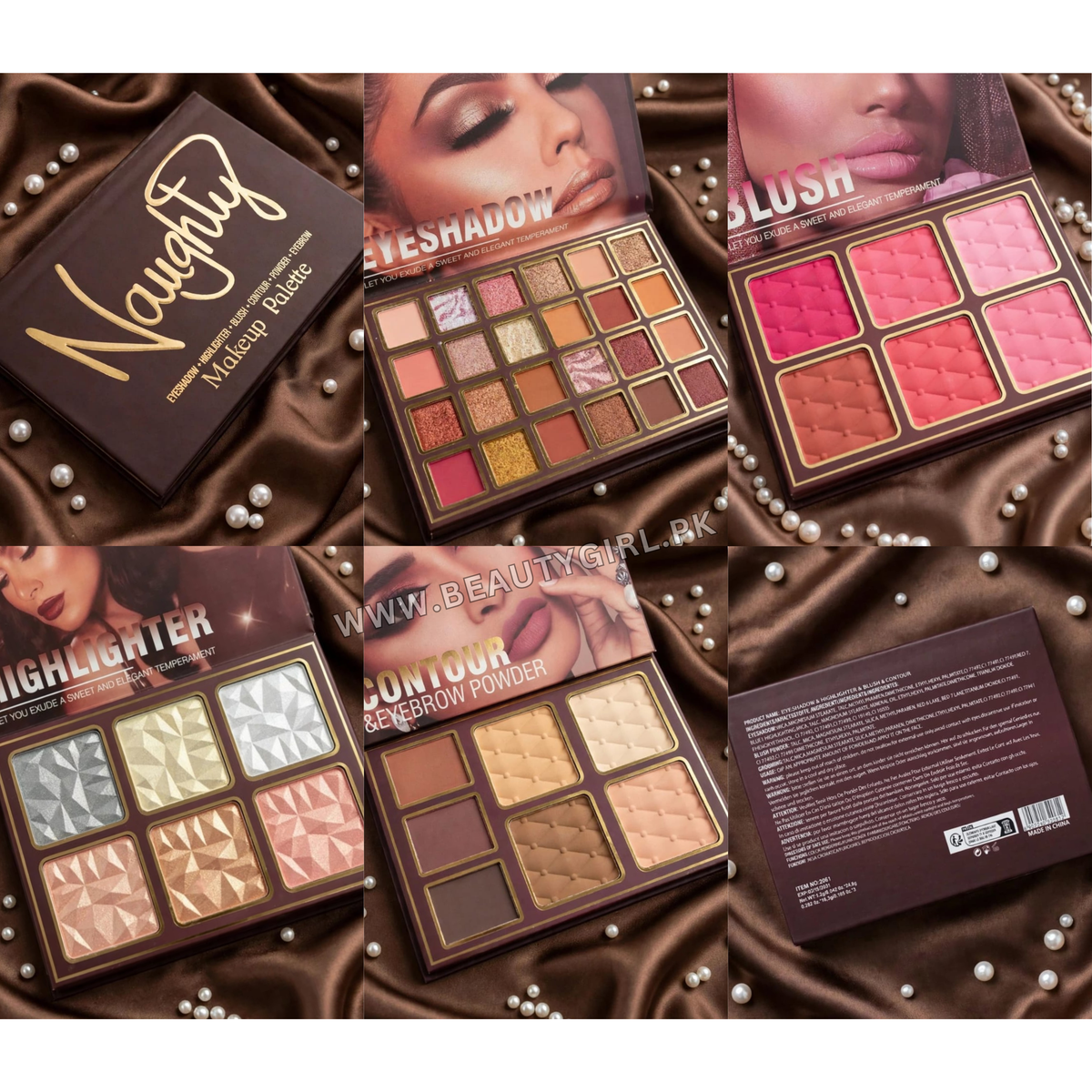 Naughty Complete Face & Eye Makeup Palette