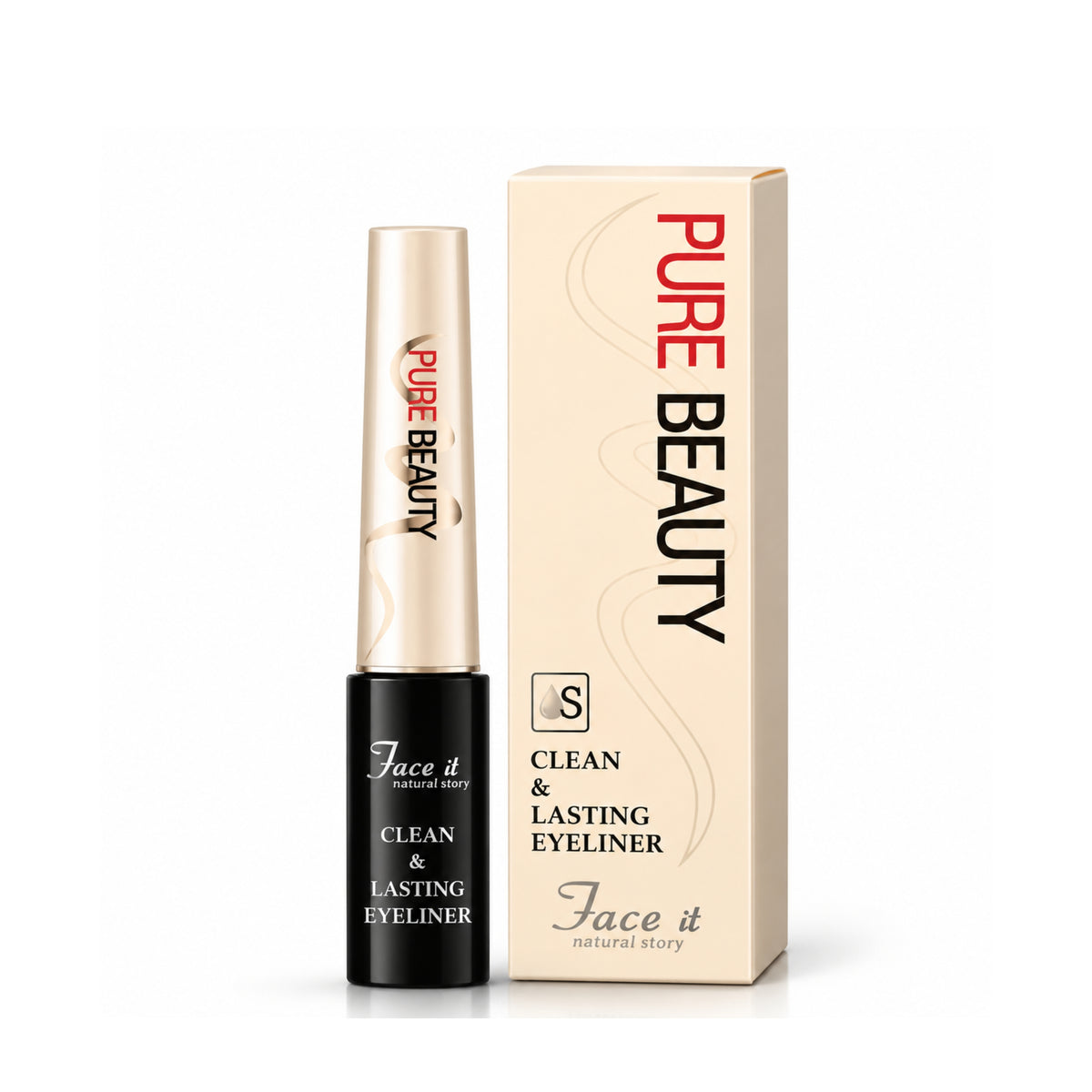 Face It Pure Beauty Waterproof Matte Liquid Eyeliner