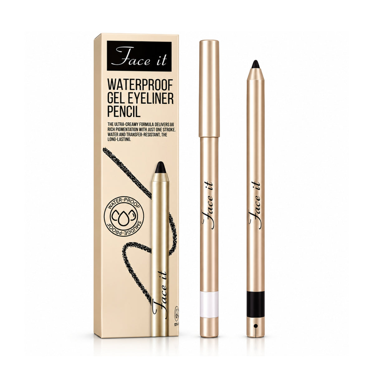 Face It Waterproof Gel Eyeliner Pencil