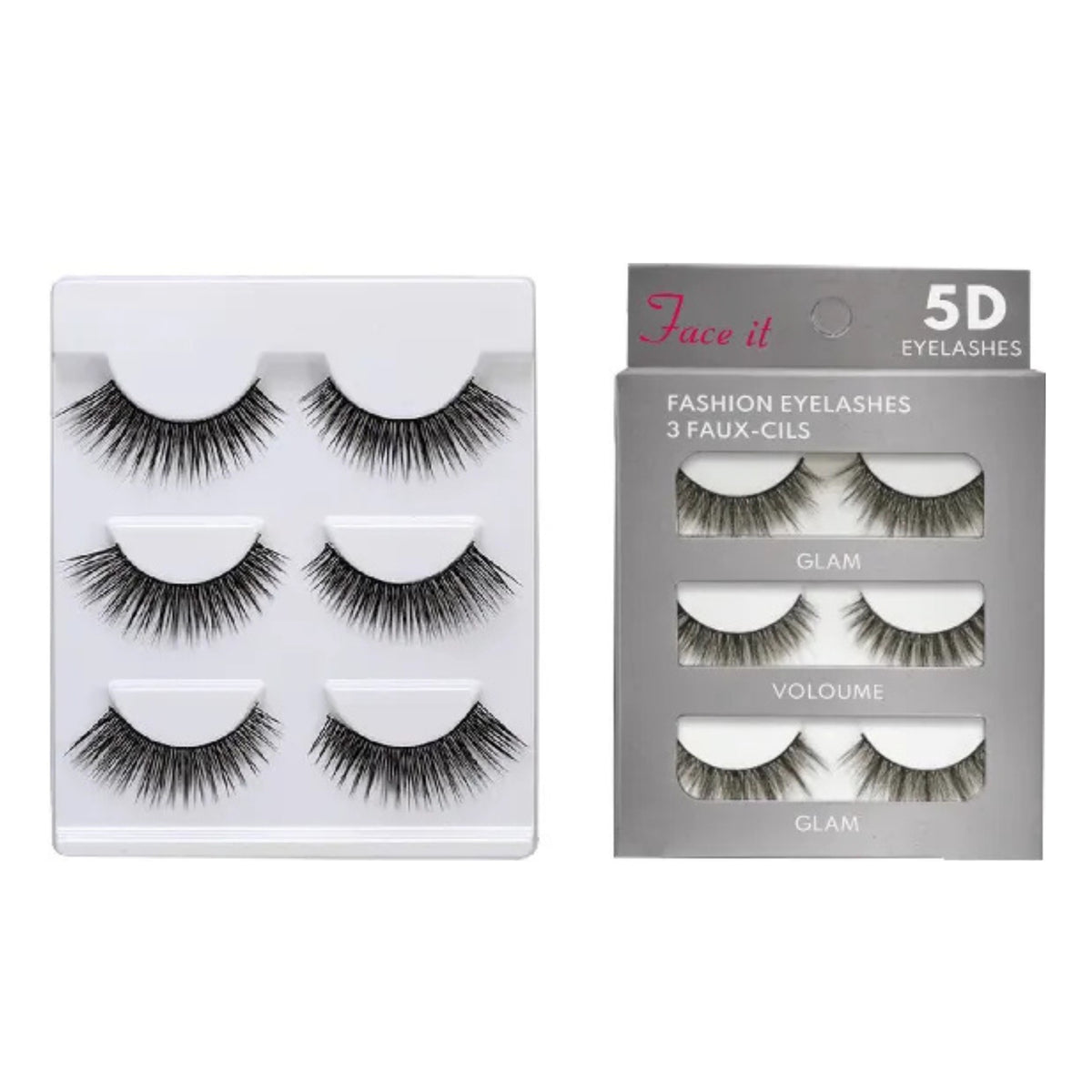 Face It Natural Story 5D Blink Eyelashes 3 Pairs