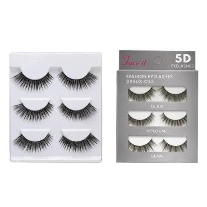 Face It Natural Story 5D Blink Eyelashes 3 Pairs