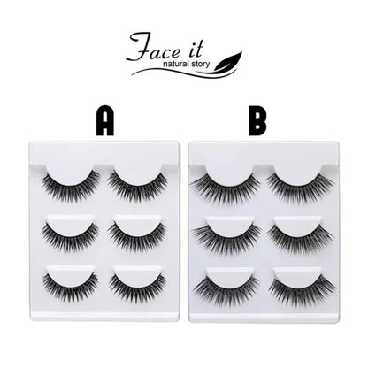 Face It Natural Story 5D Blink Eyelashes 3 Pairs