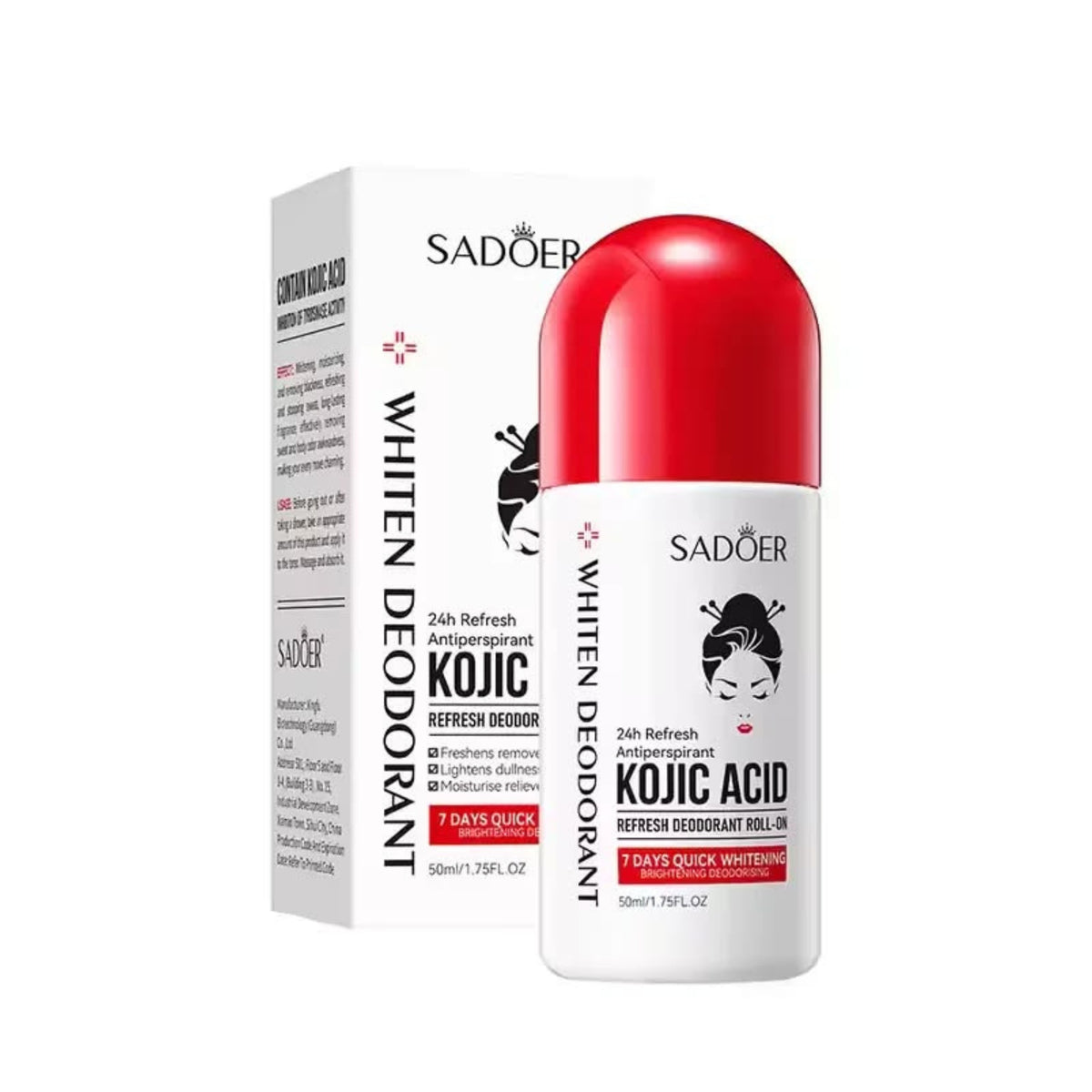 Sadoer Kojic Acid Roll-On Deodorant 50ml