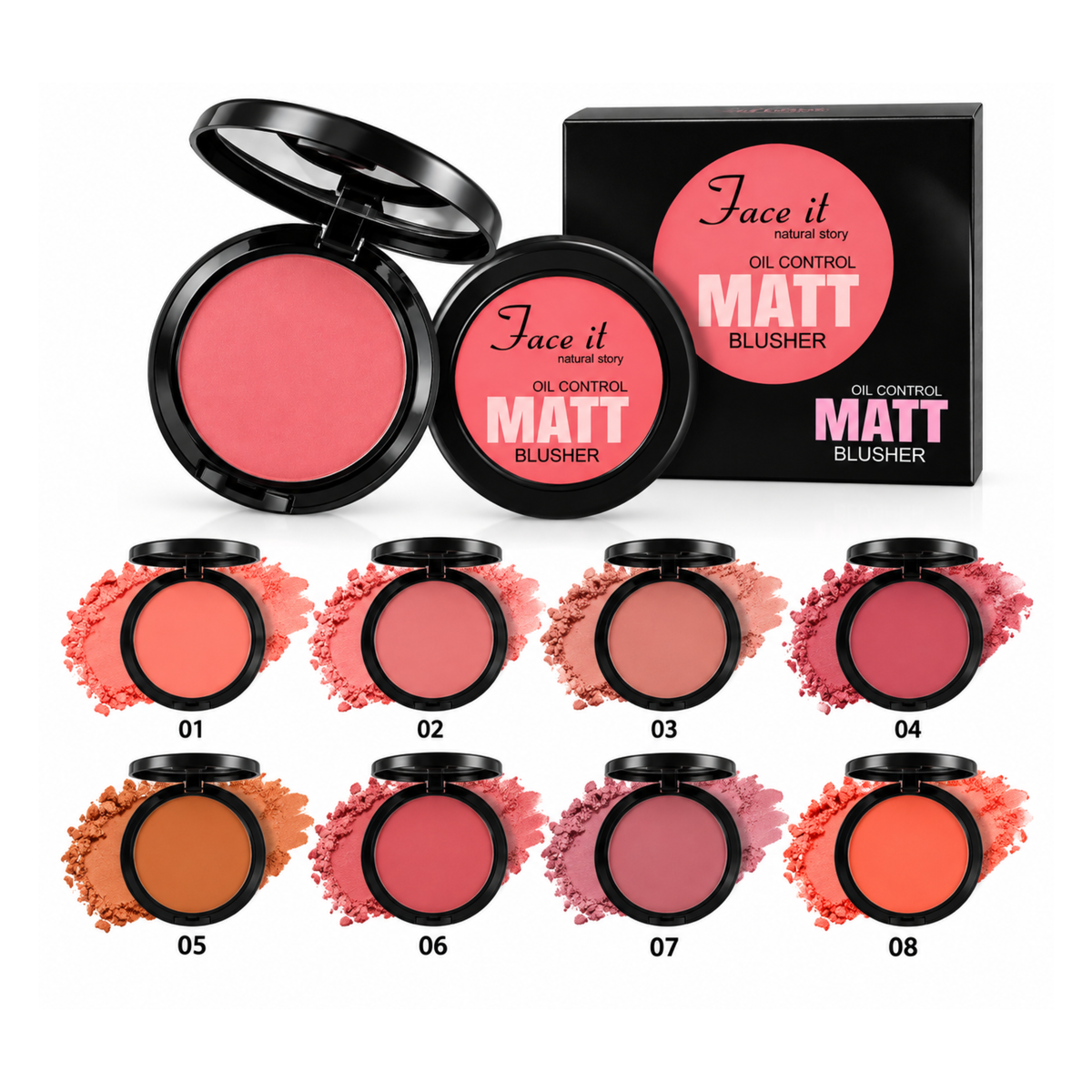 Face It Natural Story Matte Blush