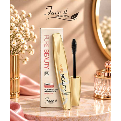 Face It Pure Beauty Volume Curl Waterproof Mascara