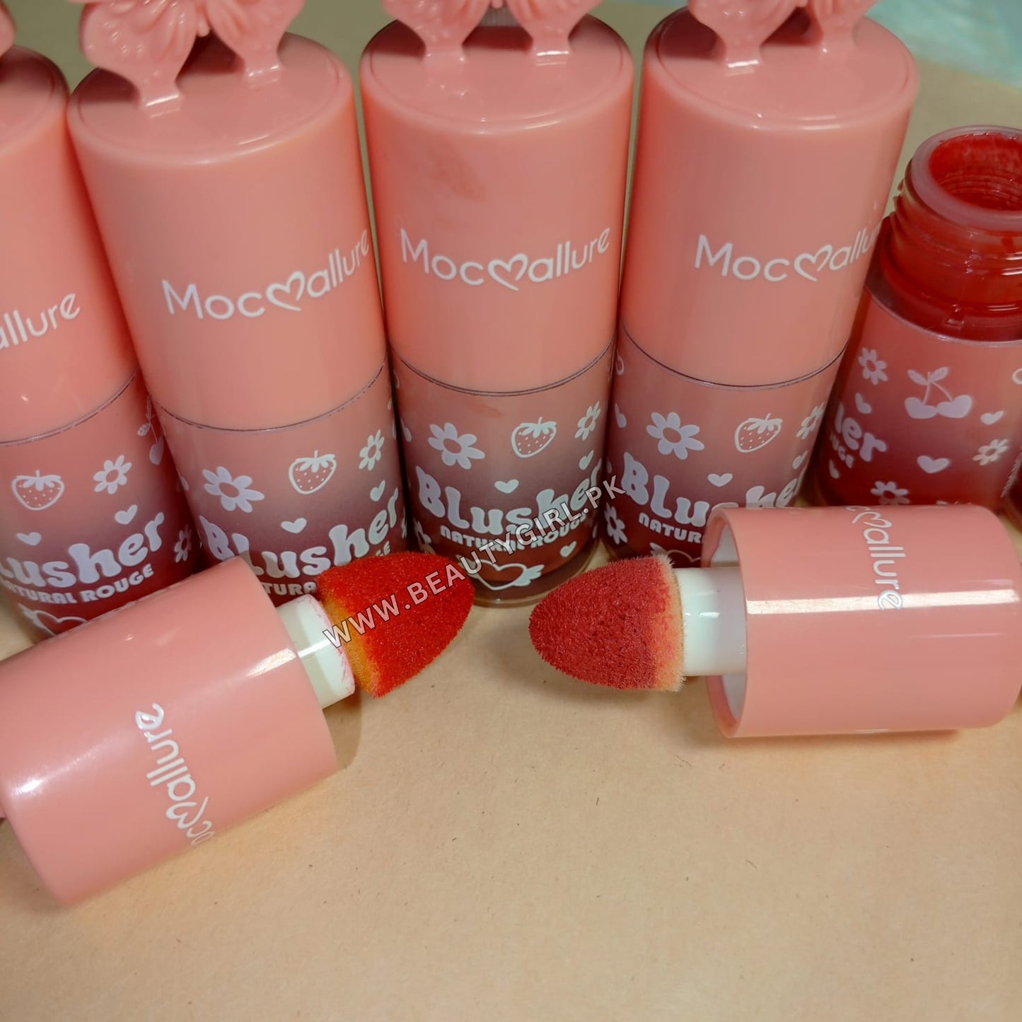 Mocallure Puff Liquid Blushon Pack of 6