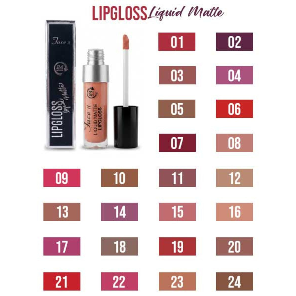 Face It Liquid Matte Lip Gloss