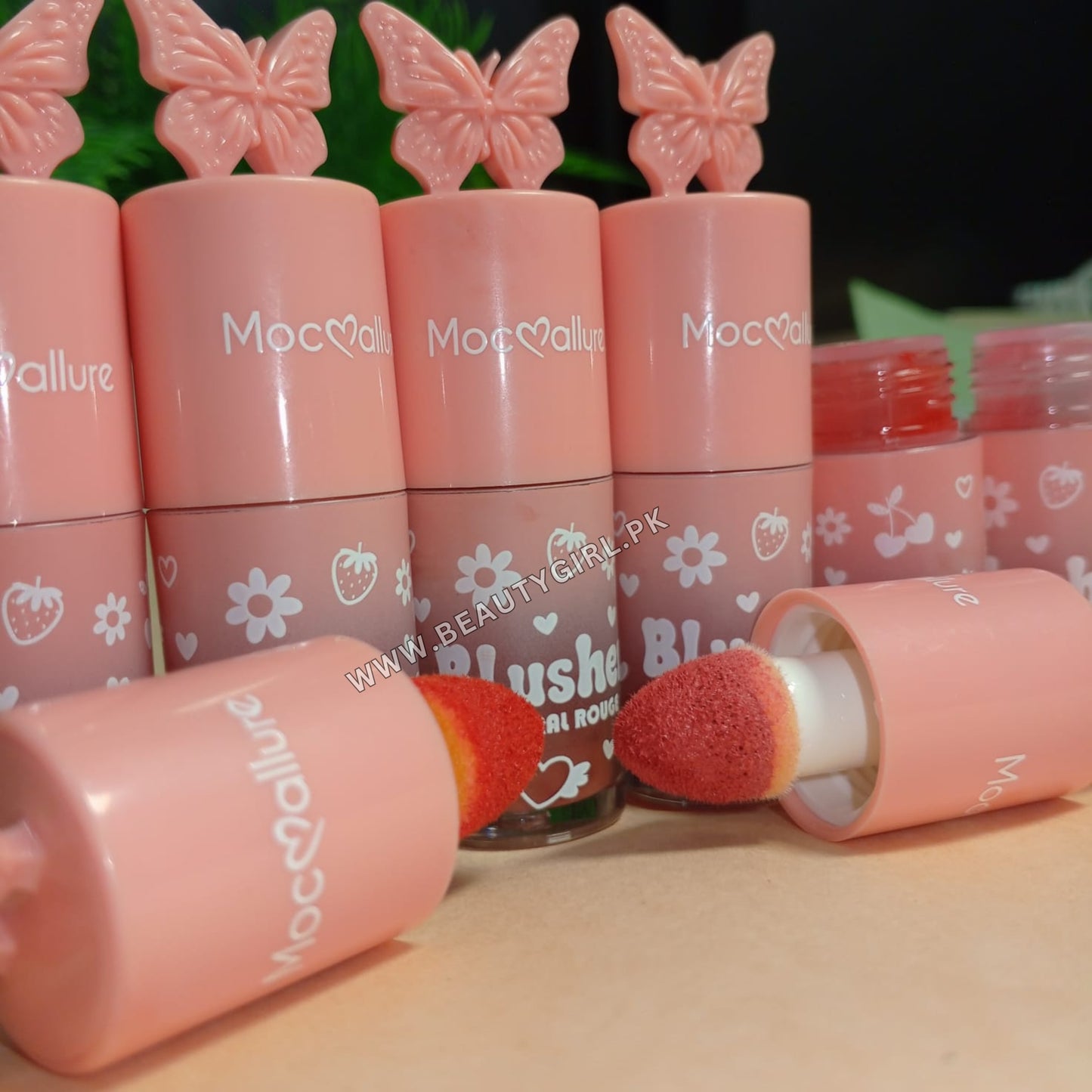 Mocallure Puff Liquid Blushon Pack of 6