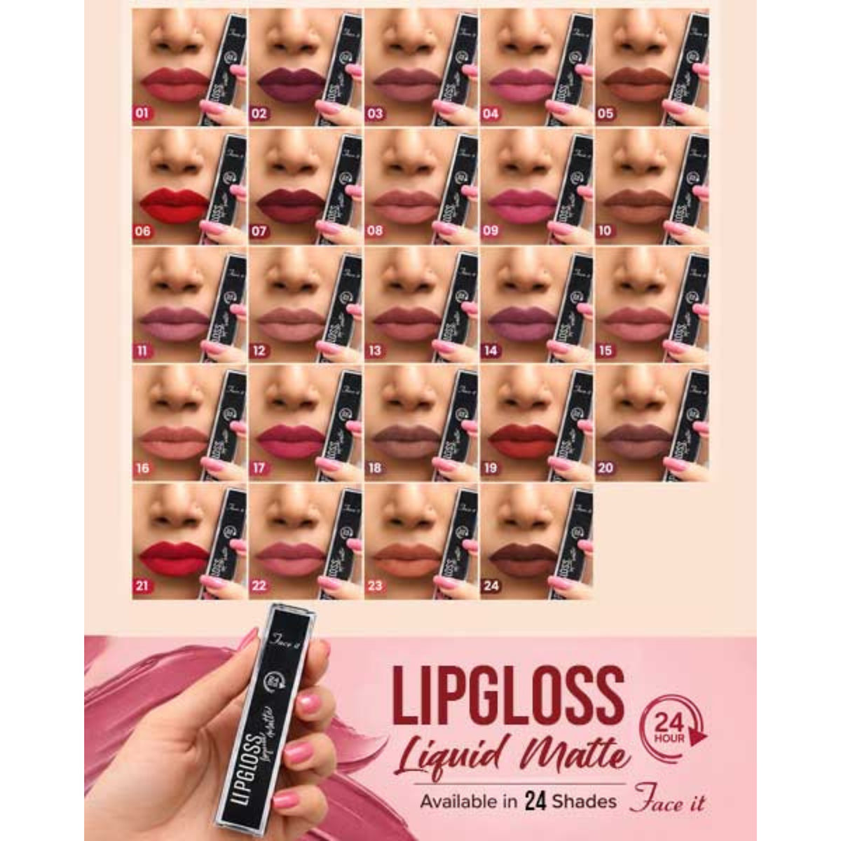 Face It Liquid Matte Lip Gloss