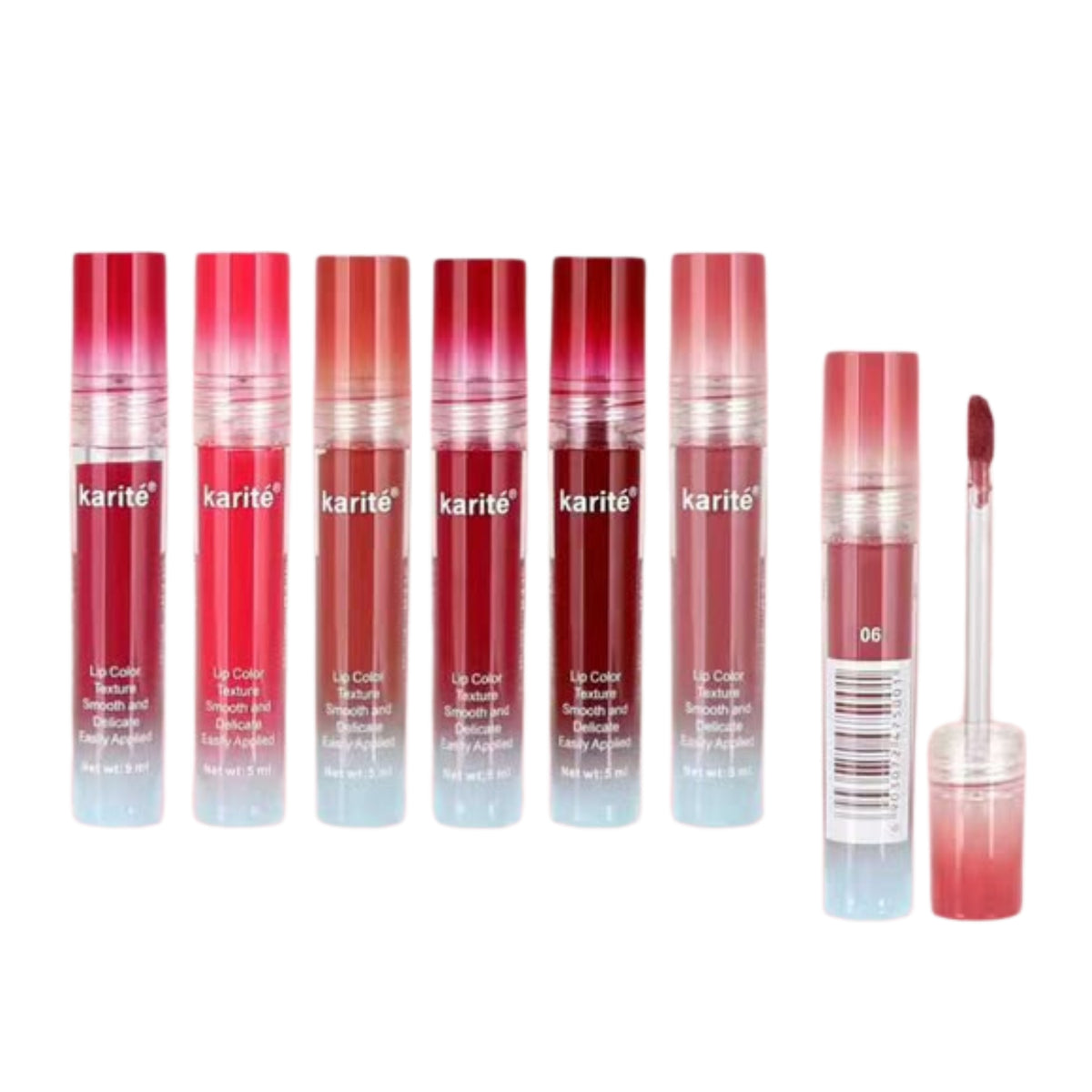 Karite Texture Smooth & Delicate Lip Gloss Pack of 6