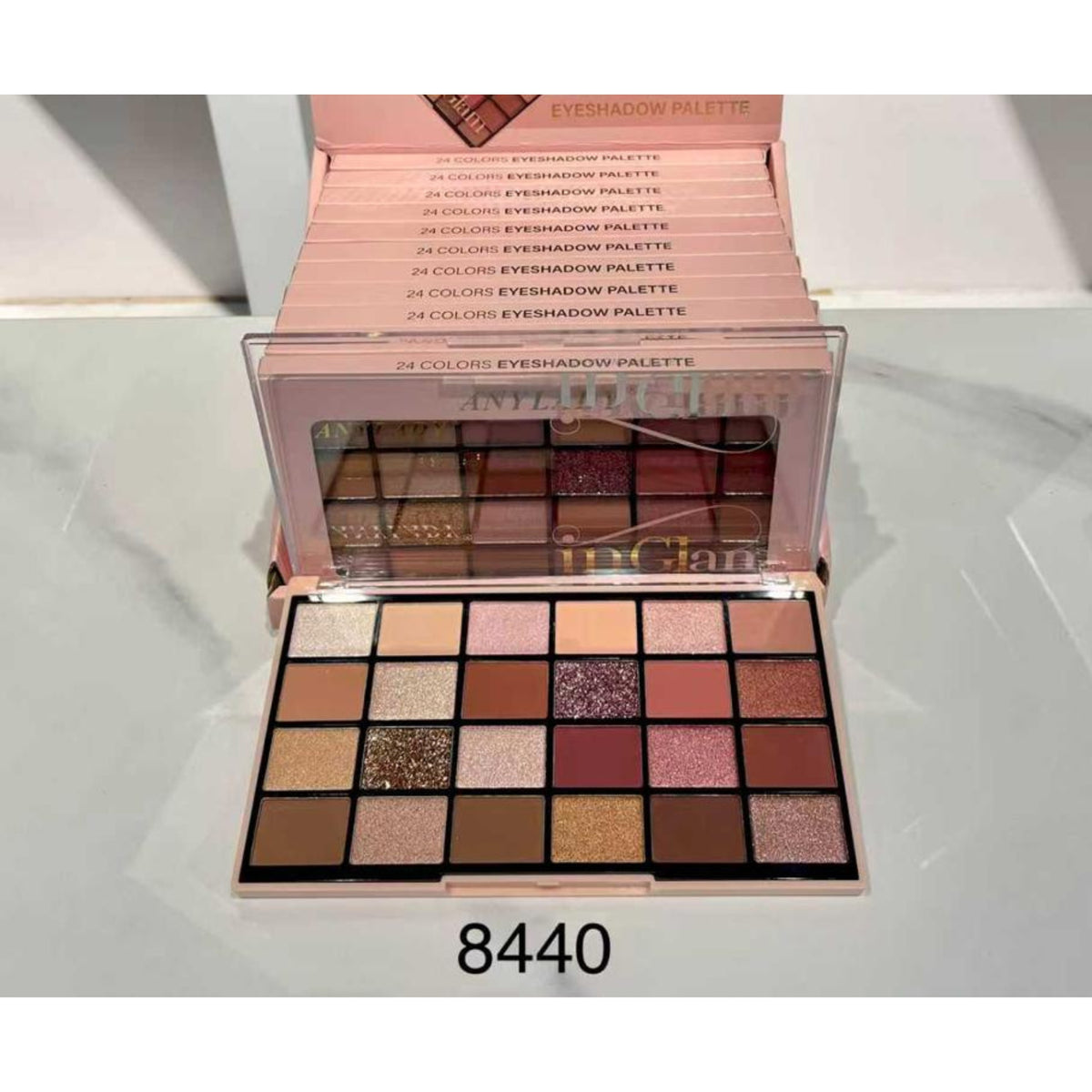 Anylady inGlam 24-Color Eyeshadow Palette – Matte & Shimmer Professional Makeup Palette (Model 8440)