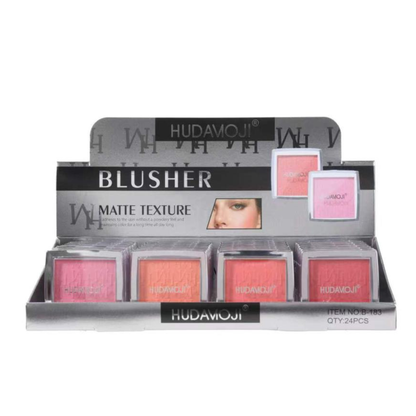 Hudamoji Matte Texture 4Pcs Blusher Set – Highly Pigmented Smooth & Matte Finish