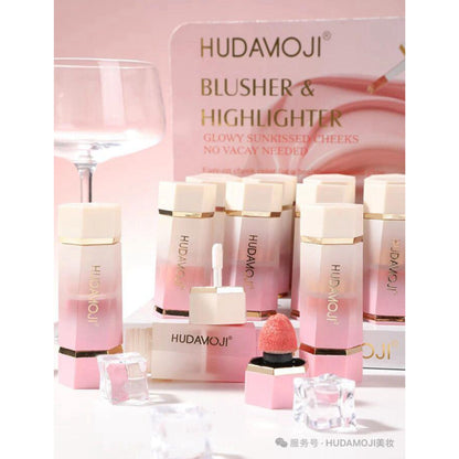 Hudamoji Glowy Sunkissed Blusher & Highlighter