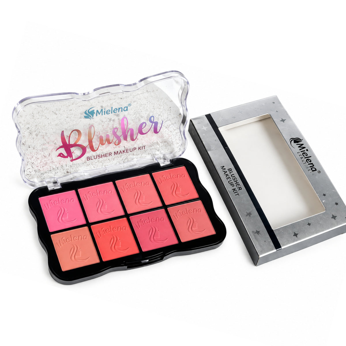 Mielena Professional 8-Shade Blush Palette