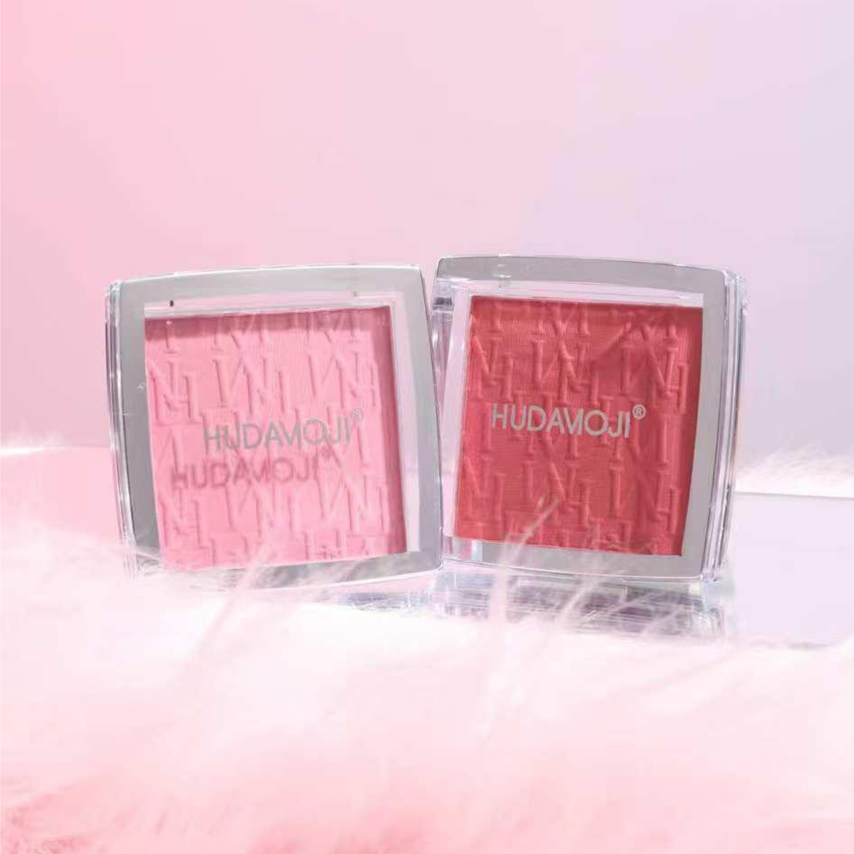 Hudamoji Matte Texture 4Pcs Blusher Set – Highly Pigmented Smooth & Matte Finish