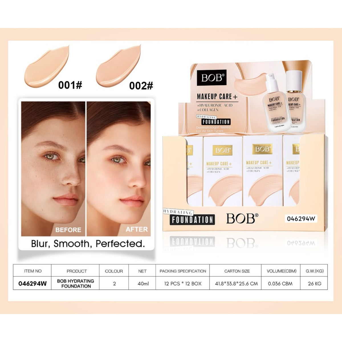 BOB Hydrating Foundation 40ml