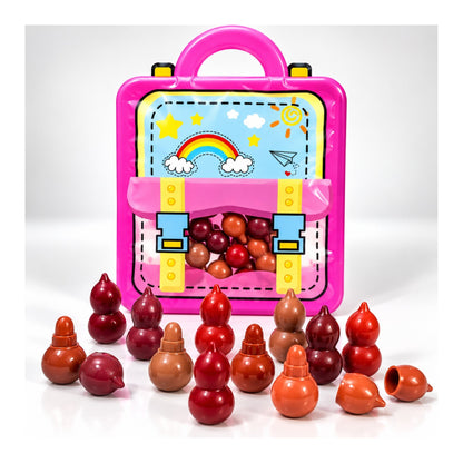 15 Color Mini Lipstick Set with Cute Handbag Case
