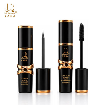 YARA Ultimate Black Liquid Eyeliner & 24H Waterproof Mascara