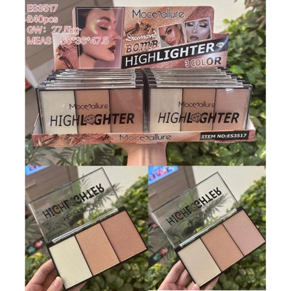 Mocallure 3 Color Diamond Bomb Highlighter